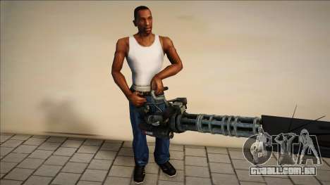 Modelo de Minigun atualizado para GTA San Andreas