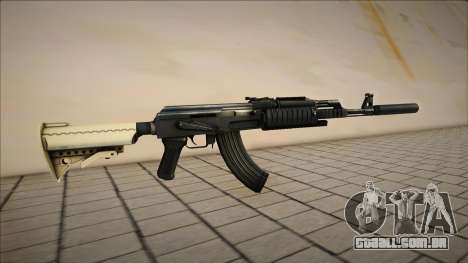 AK-47 Cromado para GTA San Andreas