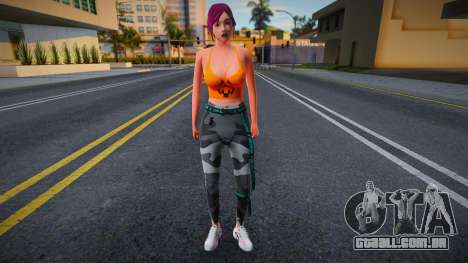 Rapariga no estilo de CA 8 para GTA San Andreas