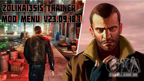 Zolika1351s Trainer Mod Menu V23.09.18.1 para GTA 4