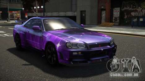 Nissan Skyline R34 ZL-R S13 para GTA 4