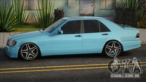 Mercedes Benz W140 Blue para GTA San Andreas