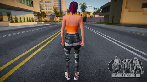 Rapariga no estilo de CA 8 para GTA San Andreas