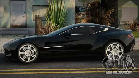 Aston Martin One-77 Blek para GTA San Andreas