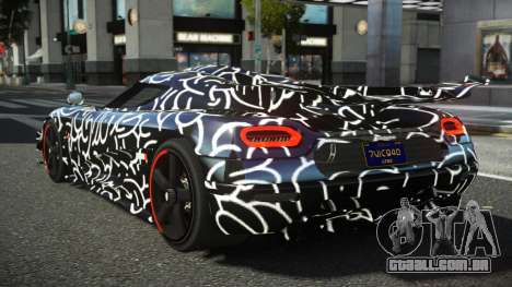 Koenigsegg Agera One RWZ S6 para GTA 4