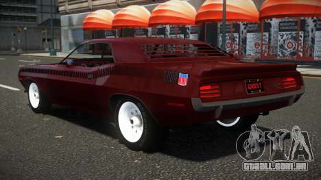 Plymouth Cuda HKS para GTA 4