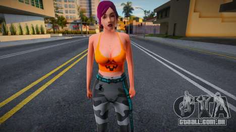 Rapariga no estilo de CA 8 para GTA San Andreas