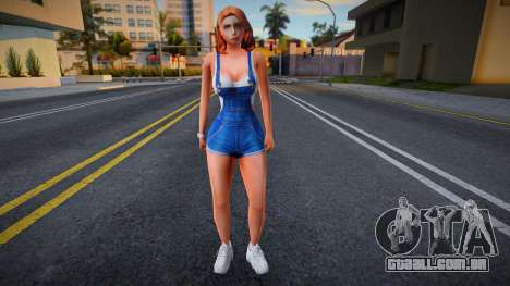 Rapariga no estilo de CA 12 para GTA San Andreas