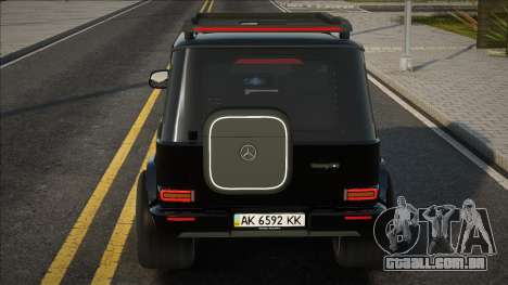 Mercedes-Benz EQG Ukr Plate para GTA San Andreas