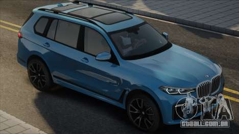 BMW X7 G07 Azul para GTA San Andreas