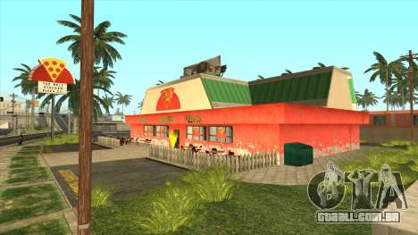 Pizzaria em Idelwood para GTA San Andreas