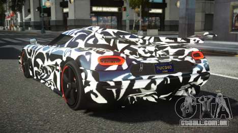 Koenigsegg Agera One RWZ S8 para GTA 4