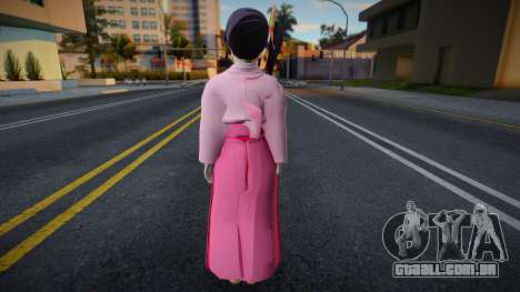 Kanao Tsuyuri Kimono Demon Slayer para GTA San Andreas