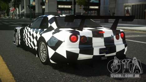 Nissan Skyline R34 XF-R S10 para GTA 4