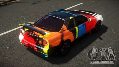 Nissan Skyline R34 ZL-R S5 para GTA 4