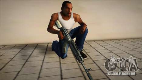 AK-47 Cromado para GTA San Andreas