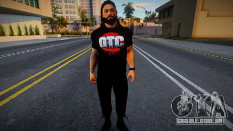 Roman Reigns T-Shirt no gloves (OTC) para GTA San Andreas