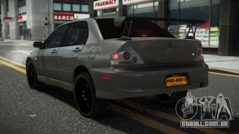 Mitsubishi Lancer Evo 8 BGF para GTA 4