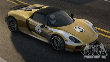 Porsche 918 Spyder with Weissach Package para GTA San Andreas