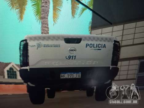 Nissan Frontier Polícia PBA para GTA San Andreas