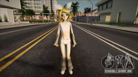 Kagamine Rin em um maiô para GTA San Andreas