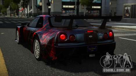 Nissan Skyline R34 XF-R S7 para GTA 4