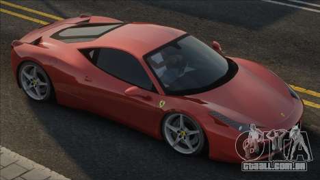 2010 Ferrari 458 Italia Red para GTA San Andreas