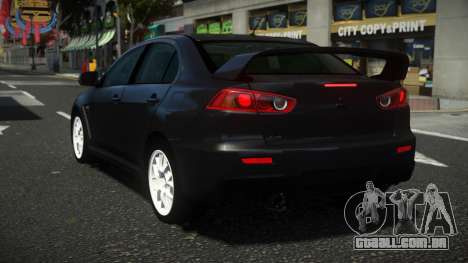 Mitsubishi Lancer Evo X UJF para GTA 4