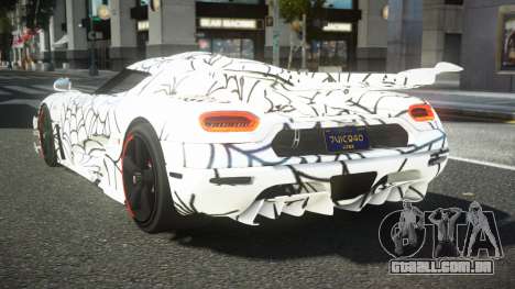 Koenigsegg Agera One RWZ S14 para GTA 4