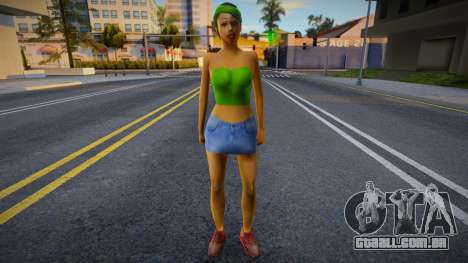 Denise New Outfit para GTA San Andreas