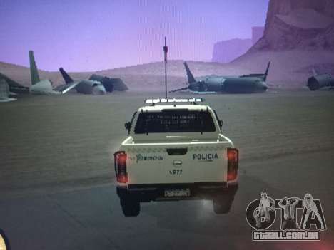 Nissan Frontier Polícia PBA para GTA San Andreas