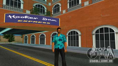 Modern palm shirts for Tommy v4 para GTA Vice City