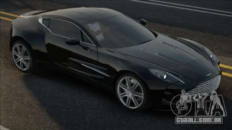 Aston Martin One-77 Blek para GTA San Andreas