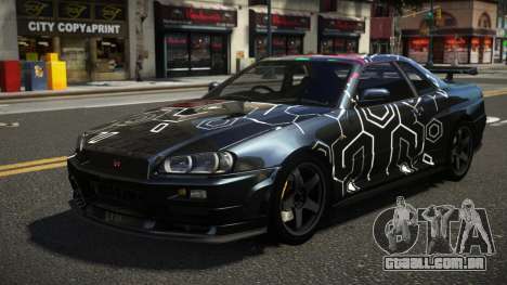 Nissan Skyline R34 ZL-R S1 para GTA 4