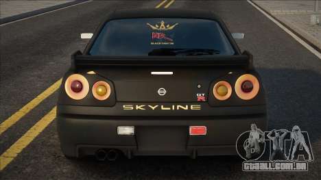 Nissan R34 GT-R Street Drag Model para GTA San Andreas