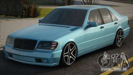 Mercedes Benz W140 Blue para GTA San Andreas