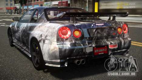 Nissan Skyline R34 ZL-R S7 para GTA 4