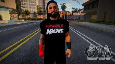 Roman Reigns T-Shirt with Gloves (LEVELS ABOVE) para GTA San Andreas