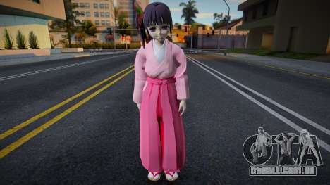 Kanao Tsuyuri Kimono Demon Slayer para GTA San Andreas