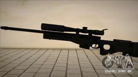 Rifle de precisão cromado para GTA San Andreas