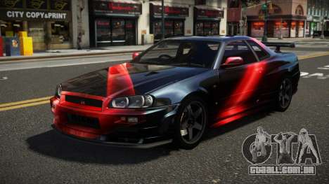 Nissan Skyline R34 ZL-R S2 para GTA 4