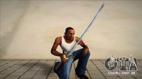 Katana Cromado para GTA San Andreas