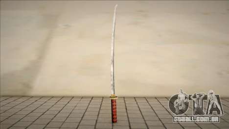 Katana Cromado para GTA San Andreas