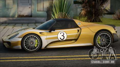 Porsche 918 Spyder with Weissach Package para GTA San Andreas