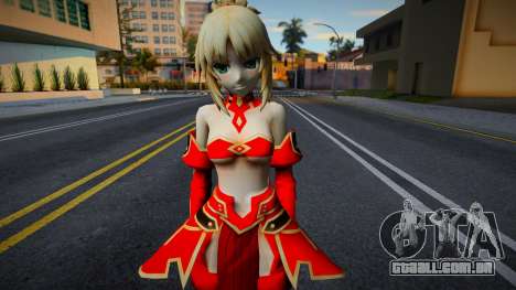 [Fate: Grand Order] Mordred Pendragon para GTA San Andreas