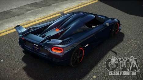 Koenigsegg Agera One RWZ para GTA 4