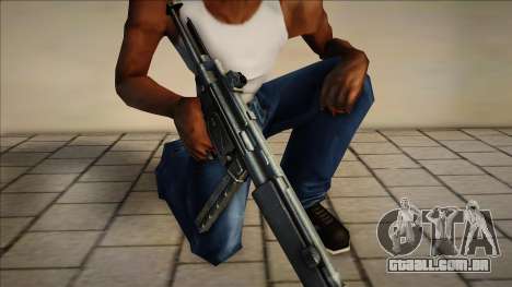 Mp5 cromado para GTA San Andreas