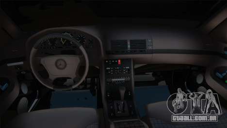 Mercedes Benz W140 Blue para GTA San Andreas