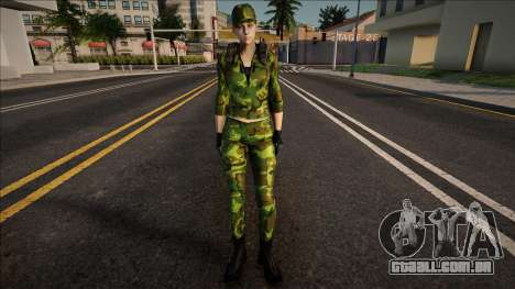 Jill Army para GTA San Andreas