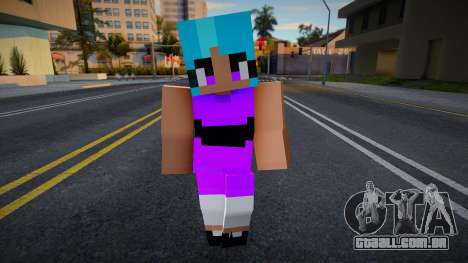 Blisstina Utonium PPG Skin Mod para GTA San Andreas